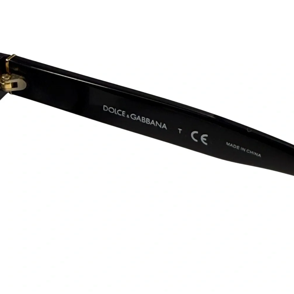 DOLCE & GABBANA DG 4274 501/8g 50-21-140 3N Black/Gold Sunglasses double bridge
